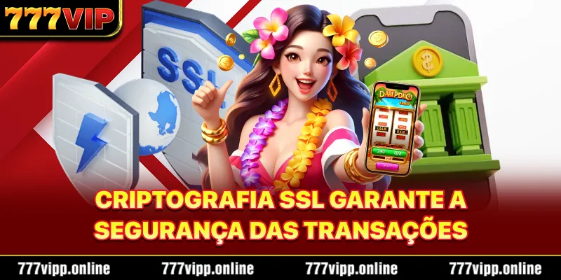 Criptografia SSL garante a segurança das transações